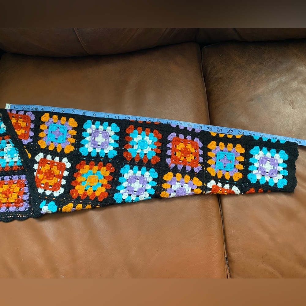 Crochet Granny Square Shrug - Multicolor - Picture 6 of 7